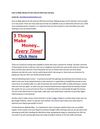 How to Make Money On the Internet 2013 Fast and Easy