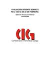 Avaliación Urxente RDL 4-2013