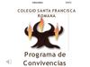 Convivencias Colegio Santa Francisca Romana