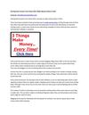 Earning Extra Income From Home 2013: Make Money Online In 2013
