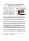 Steps To Make Your Product Popular Using Robot