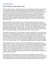Home Fitness Testimonials & Tip S