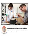 St Anselm's School Prospectus 2012-13