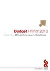Projet Budget Primitif Ville 2013