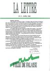 La Lettre 21 - avril 1994