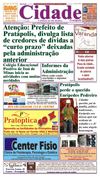 Jornal Cidade de Pratápolis - Edição nº 30 de 08/03/2013