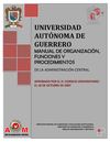 Manual de Organizacion y Funciones Administracion Central UAGro