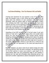 Local Internet Marketing – Grow Your Business in the Local Market