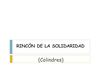 Rincón de la solidaridad