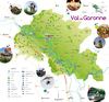 Carte touristique du Val de Garonne 2013