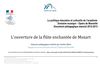 Dossier pédagogique L'ouverture de la flûte enchantée de Mozart - L. Alliez