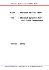 test4pass microsoft test MB7-702 exam dumps demo free shared