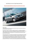 2007-2009 Nissan Versa Service & Repair Manual (1,2000+ Pgs)
