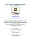 Detroit Diesel Series 60 Service Manual – Download PDF Online