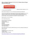 Mercury Mariner Outboard 2.2 2.5 3.0 3.3 2-Stroke Service Repair Manual DOWNLOAD