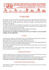 DP DE L'ETOF : Comptes rendus