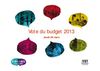 Présentation du budget 2013