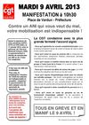 TOUS EN GR È VE ET EN MANIF LE 9 AVRIL !