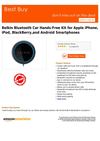 Best buy Belkin Bluetooth Car Hands-Free Kit for Apple iPhone, iPod, BlackBerry,and Android Smartphones