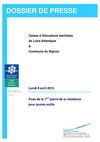 Pose de la 1ère pierre de la résidence pour jeunes actifs du Bignon