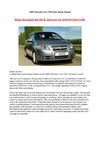 2009 Chevrolet Aveo T205 Body Repair Manual