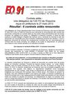 Contrats aidés : Une délégation de l’UD FO de l’Essonne reçue en préfecture le 27 mars 2013