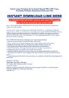 Subaru Legacy Workshop Service Repair Manual 1998 (1,500+ Pages, Searchable, Printable, Bookmarked, iPad-ready PDF)
