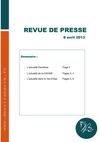 Revue de presse 8 avril 2013