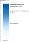 Rapport eau 2012