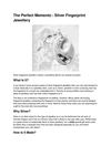 The Perfect Gift - Silver Fingerprint Jewellery