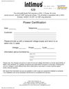Intimus 529 PET Master Shredder Certification Form