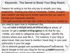 Keywords The Secret to Boost Your Blog Reach
