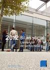 Bilan social 2012 - Université de La Rochelle