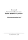 Sessione 2 "Investire nei Comuni e con i Comuni. Proposte e interventi" Conferenza Programmatica ANCI