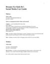 Social Media User Guide