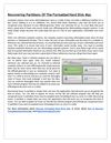 Recovering Partitions Of The Formatted Hard Disk Mac