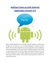 HipChat Come-up with Android Application Version 2.0