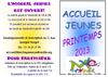 accueil jeunes vacances de printemps