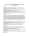 Assessing Solvency II- Challenges and Opportunities for the Insurance Industry