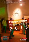 Sainte-Suzanne - Programme printemps/été 2013
