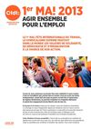 CFDT : Agir ensemble pour l’emploi le 1er Mai
