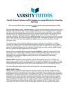 Varsity Tutors Partners with Coinbase to Accept Bitcoin for Tutoring Services