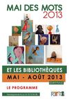 Mai des Mots 2013 à la Bibliothèque de Saint-Fons