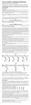 N 66 Harmoniques, suraigus et sons multiples au saxophone par Martín Berger