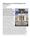 100th Anniversary of the Beginning of the End? (Part 1)