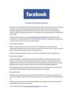 Facebook Marketing Strategies
