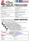 Informations FO EURALIS INTERIMS