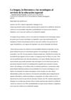 RESUMEN DEL ARTICULO La lengua, la literatura y las tecnologías al servicio de la educación especial  Antonio...