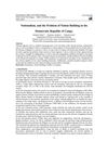Nationalism, and the Problem of Nation Building in the Democratic Republic of Congo.
