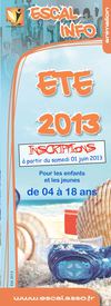 Catalogue ETE 2013 à ESCAL